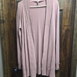 Blush Pink Vila Soft Cardigan